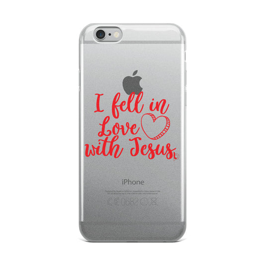 I fell In Love With Jesus  iPhone Case